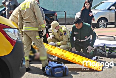 foto de Menina de 14 anos é atropelada por veículo enquanto atravessava pela faixa de pedestres em Maringá