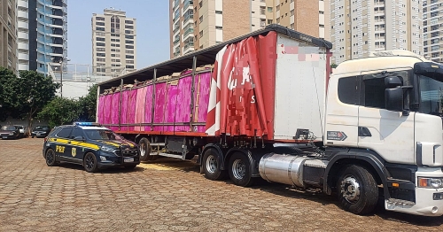 400 mil maços de cigarros contrabandeados são apreendidos pela PRF e Receita Federal em Maringá