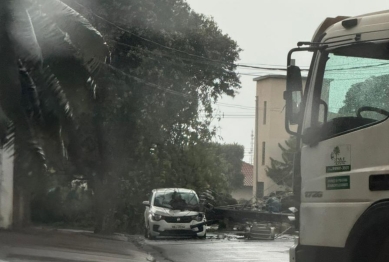 foto de Temporal que atingiu Maringá e região causou grandes estragos