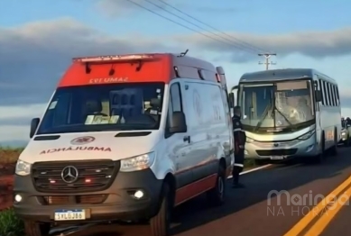 foto de Idoso morre atropelado por ônibus em rodovia na região